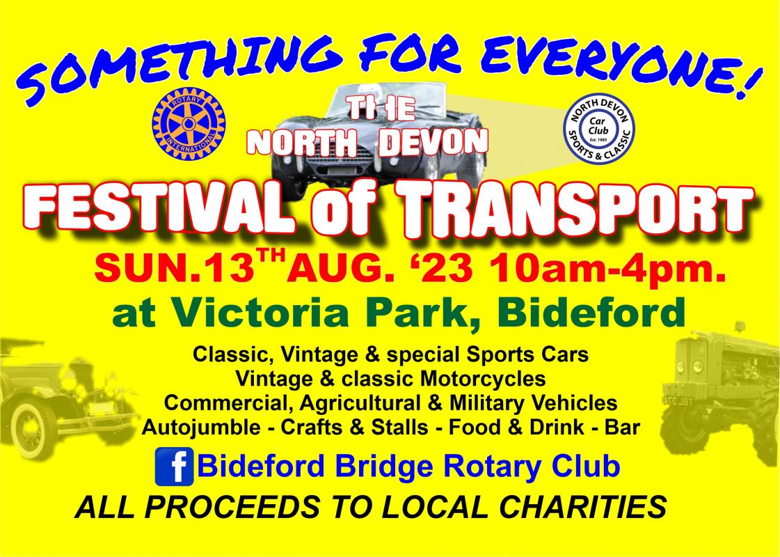 The North Devon Festival of Transport 2023 Rotary District